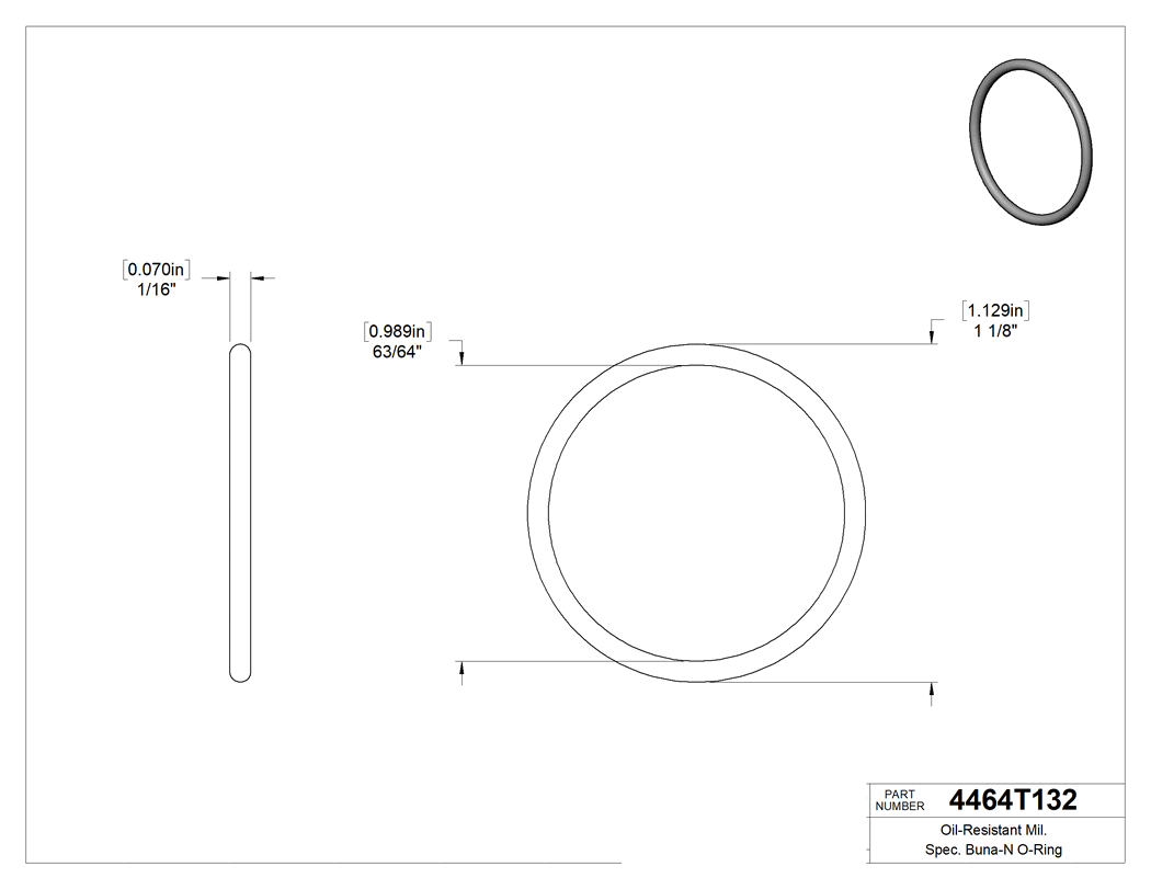 Technical drawing - 4464T132